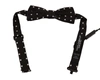 DOLCE & GABBANA Dolce & Gabbana  Polka Dot Silk Adjustable Neck Papillon Bow Men's Tie