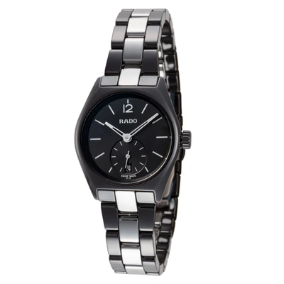 Rado Women's True Specchio 26.1mm Quartz Watch In Black