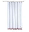 Brooks Brothers Rope Stripe Border Shower Curtain In Multi