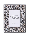 Tiramisu Mother Of Pearl Picture Frame - Mosaic Pattern In Black