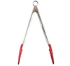 Cuisipro Silicone Tongs With Teeth In Red