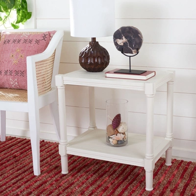 Safavieh Rafiki Rectangle Accent Table In White