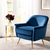 Safavieh Brienne Mid Century Arm Chair In Blue