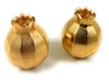 VIBHSA POMEGRANATE SALT AND PEPPER SHAKERS (GOLDEN)