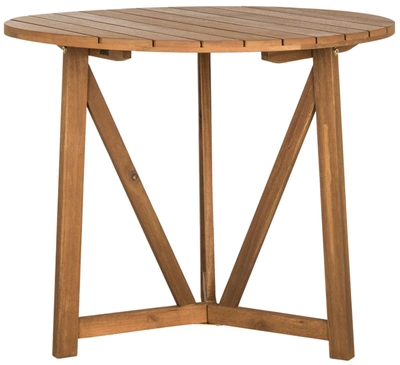 Safavieh Cloverdale Outdoor Round Table In White