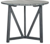Safavieh Cloverdale Outdoor Round Table In Grey