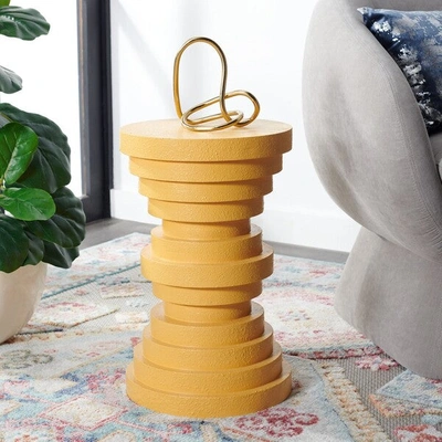 Safavieh Ali Accent Table In Yellow