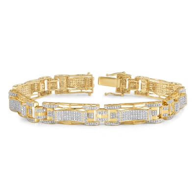 Monary 10k Yellow Gold Bracelets With 2.88 Ct. Diamonds