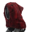DOLCE & GABBANA Dolce & Gabbana Hamster Fur Crochet Hood Scarf Women's Hat
