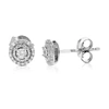 Vir Jewels 1/10 Cttw 20 Stones Round Lab Grown Diamond Studs Earrings .925 Sterling Silver Prong Set 1/4 Inch In Silver