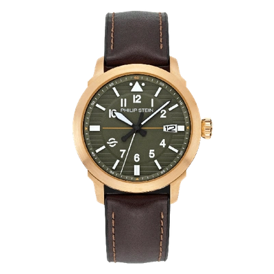 Philip Stein Skyfinder - Model 700bz-pltgrn-cprbr In Brown