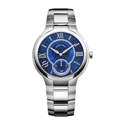 Philip Stein Classic Round Large - Model 42-cbl-ss In Blue