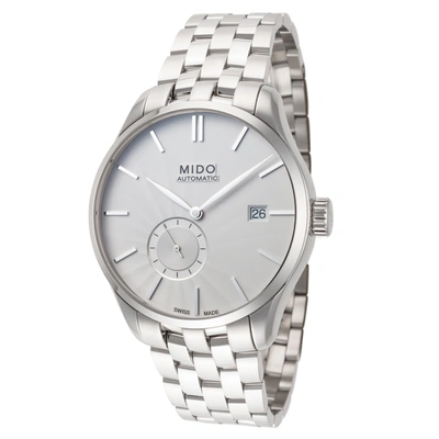 Mido Men's Belluna Ii 40mm Automatic Watch In Silver