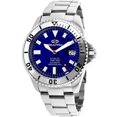 Seapro Men's Blue Dial Watch