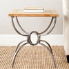Safavieh Alvin Wood Top End Table In White