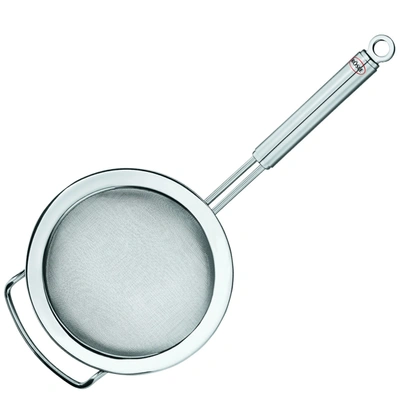 Rosle Stainless Steel Round Handle Fine Mesh Kitchen Strainer, 9.4-inch In Silver