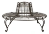 SAFAVIEH Ally Darling Wrought Iron 60.25 Inch W Outdoor Tree Bench