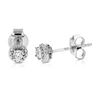 Vir Jewels 1/12 Cttw Round Lab Grown Diamond Studs Earrings .925 Sterling Silver Prong Set 1/5 Inch In Silver
