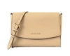 Michael Kors Ellis Flap Messenger In Beige