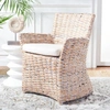 Safavieh Rensen Arm Chair In White