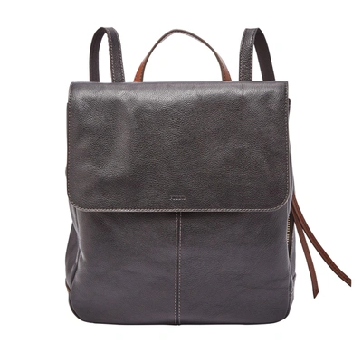 Fossil Women's Claire Leather Backpack In Grey
