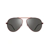 Revo Re 1163 06 Gy Metro Js Aviator Polarized Sunglasses In Black