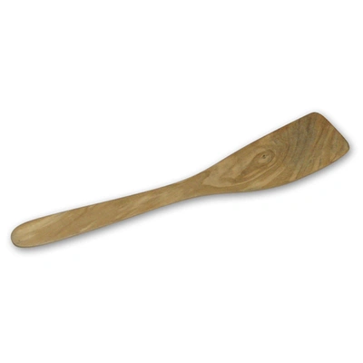 Berard Handcrafted Olive Wood 12 Inch Curved Spatula In Brown