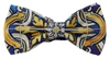 DOLCE & GABBANA Dolce & Gabbana multi Majolica Print Adjustable Papillon Bow Men's Tie