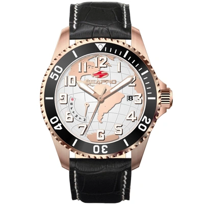 Seapro Voyager Black Dial Mens Watch Sp2744 In Black / Gold Tone / Rose / Rose Gold Tone