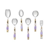 TIRAMISU Lilac Serving Spoons (Set of 6)