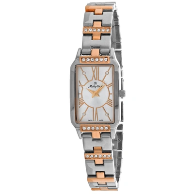 Mathey-tissot Women's Silver Dial Watch In Gold