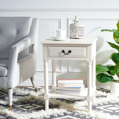 Safavieh Whitney 1 Drawer Accent Table In White