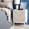 Safavieh Tay Patterned Night Stand In White