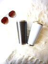 Minimal Stainless Steel Vacuum Insulated Tumbler Set Of 6 - 430 ml - Gunmetal In Grey