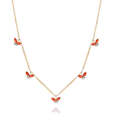 Diana M. Diamond Necklace In White