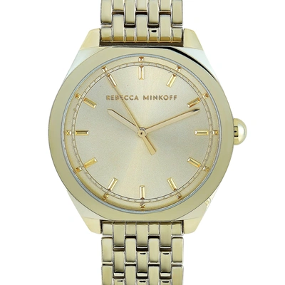 Rebecca Minkoff Amari Gold-tone Watch 2200326 In Gold / Gold Tone