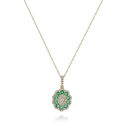 Diana M. Diamond Necklace In Gold