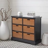 Safavieh Landers 6-drawer Storage Unit In Black