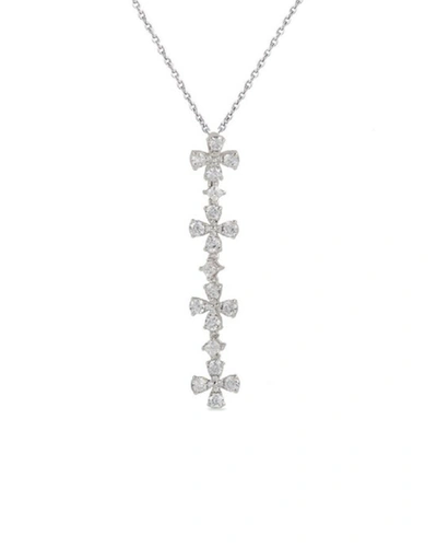 Diana M. Diamond Necklace In Silver