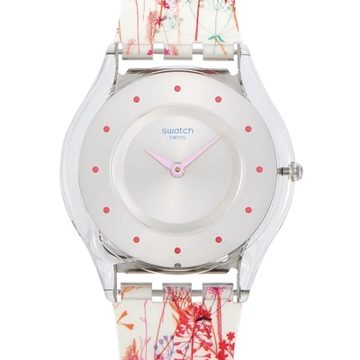 Swatch Jardin Fleuri 38mm Watch Sfe102 In Multi