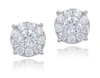 Diana M. Diamond Earrings In Silver