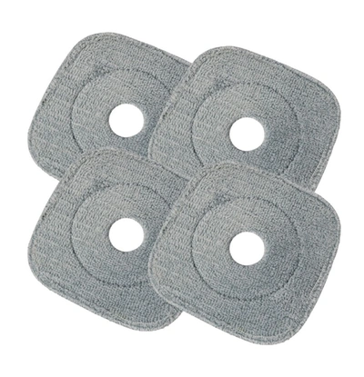 True & Tidy True And Tidy 4-pack Microfiber Mop Pad In Gray
