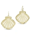 STERLING FOREVER RESIN SHELL DANGLE EARRINGS