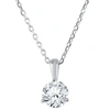 POMPEII3 1/5 CT SOLITAIRE LAB GROWN DIAMOND PENDANT AVAILABLE IN 14K AND PLATINUM