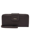 FOSSIL WOMEN'S MADISON LEATHER ZIP CLUTCH