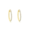 Diana M. Diamond Earrings In White