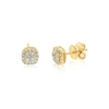 Diana M. Diamond Earrings In White