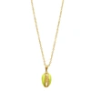 ADORNIA COWRIE SHELL NECKLACE YELLOW GOLD