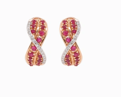 Diana M. Diamond Earrings In Multi