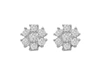 Diana M. Diamond Earrings In Silver